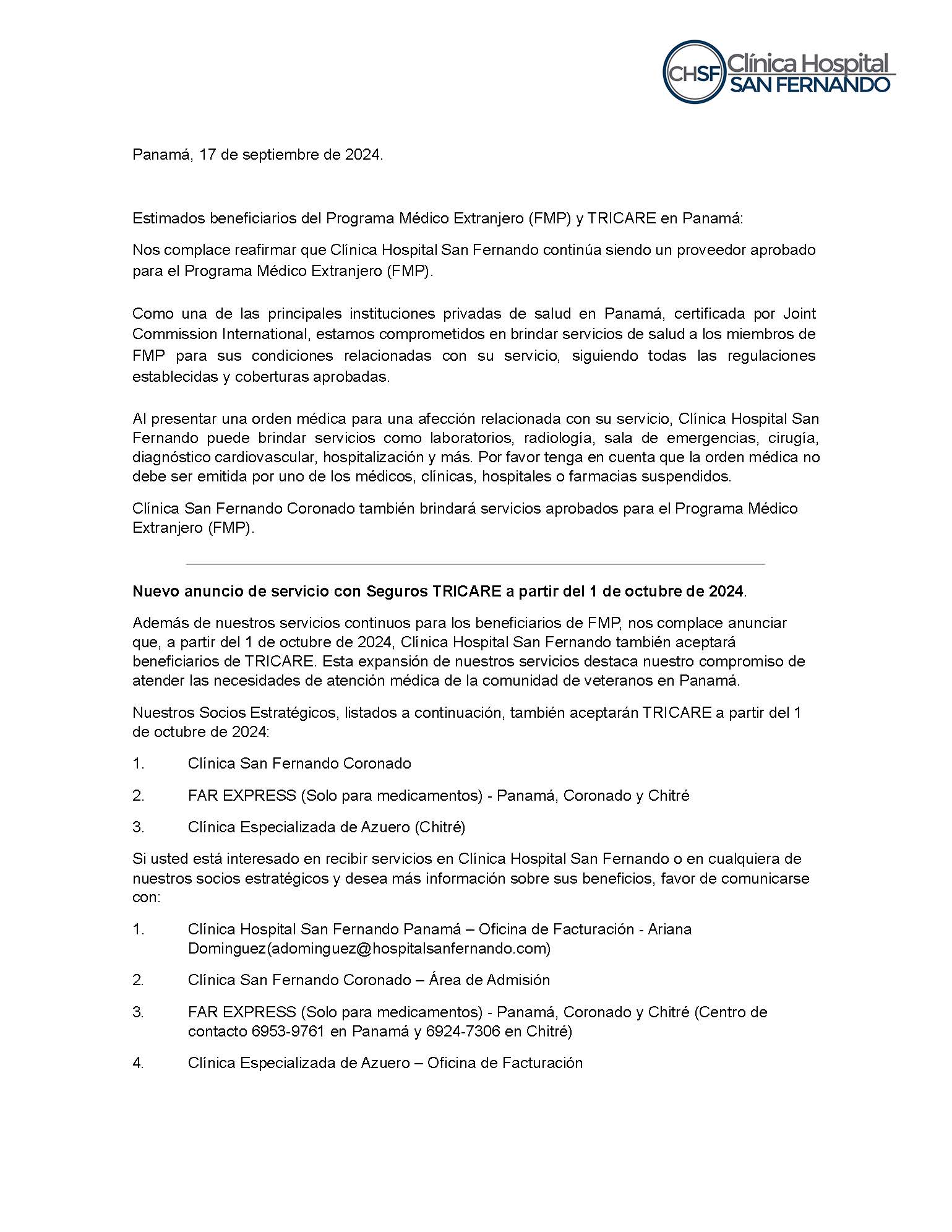 COMUNICADO fmp_1 COMUNICADO fmp_1